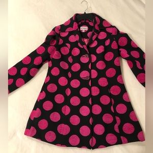 3 Sisters Polka Dot Coat